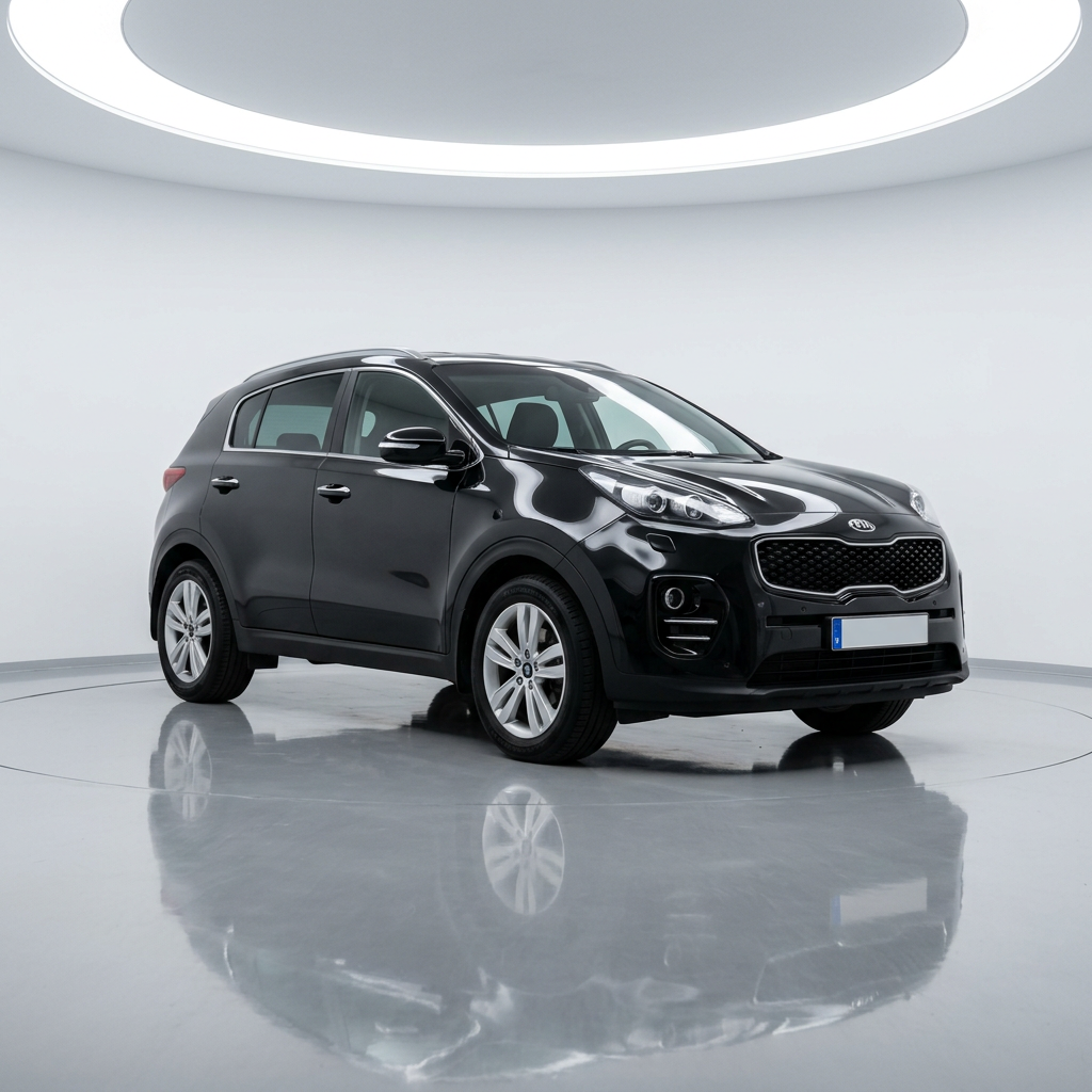 Black Kia Sportage 2017 comfort SUV
